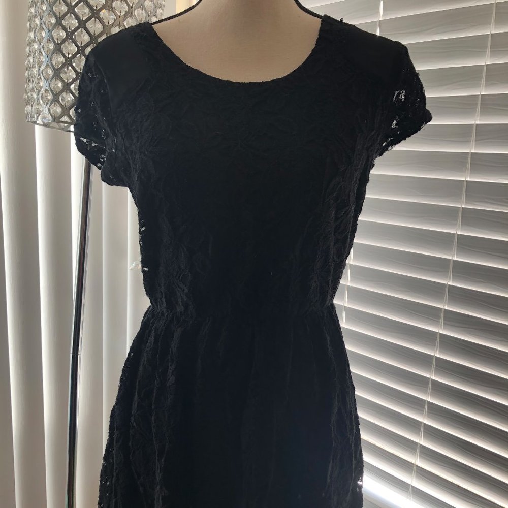 Coincidence & Chance Black Lace Dress